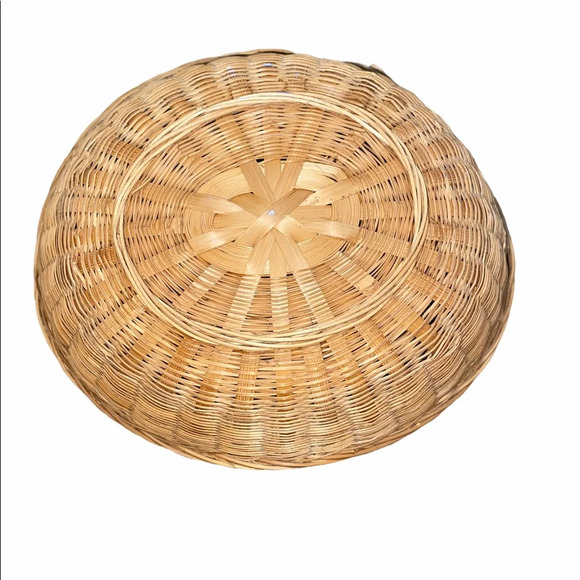 Vintage small straw basket - Picture 3 of 3